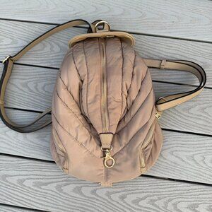 Isabelle Tan Crocodile-Embossed Women\'s Backpack Isabelle | Bags | Nwt Isabelle Classic Mini Backpack | Poshmark main image 3
